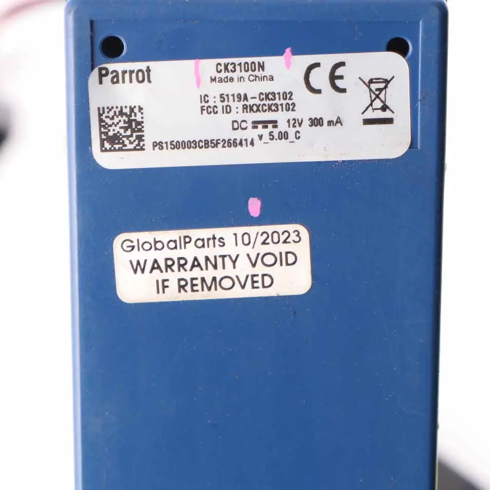 Genuine Bluetooth Hands-free Connection Kit Set to with Part number CK3100N Genuine Bluetooth Hands-free Connection Kit Set - SKU Parrot CK3100N - Part number CK3100N