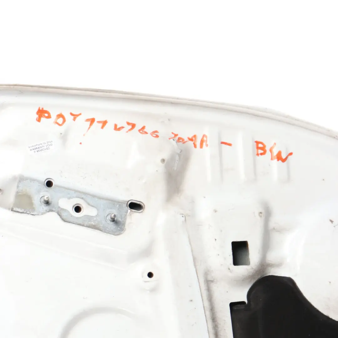 Ford Transit Connect Hood Bonnet Covering Panel Trim Cover Frozen White - Z2 - SKU PDT11-V16610-AA-FW - Part number PDT11-V16610-AA