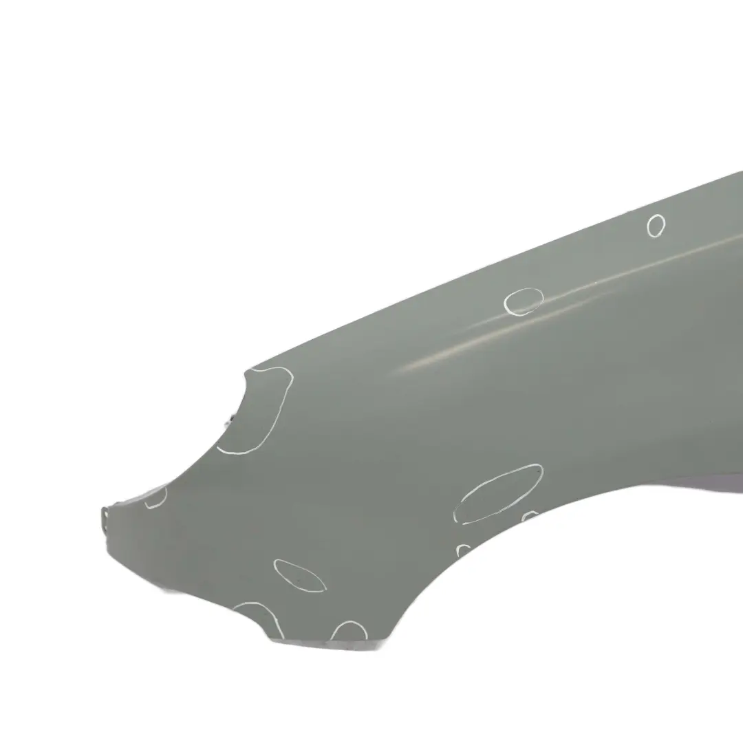 Peugeot 206 Front Left N/S Side Panel Trim Wing Fender Idaho Green Metallic LQA - SKU Peugeot 206 Fender - Part number Peugeot 206 Fender