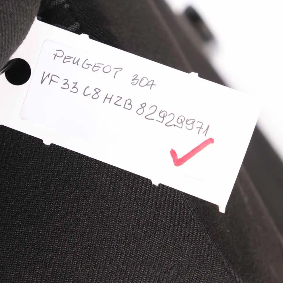  Seats Peugeot 307 Cloth Fabric Set Front Rear Bench Seat Anthracite Palassari - SKU Peugeot 307 Seats - Part number Peugeot 307 Seats
