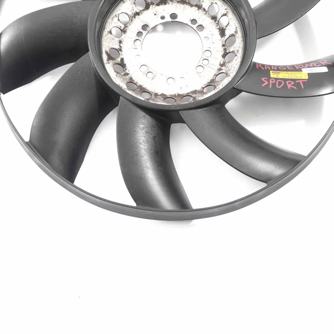 Radiator Fan Visco Blades Shroud to Land Rover Range Rover Sport L322 with Part number PGB 000022 Land Rover Range Rover Sport L322 Radiator Fan Visco Blades Shroud - SKU PGB 000022 - Part number PGB 000022