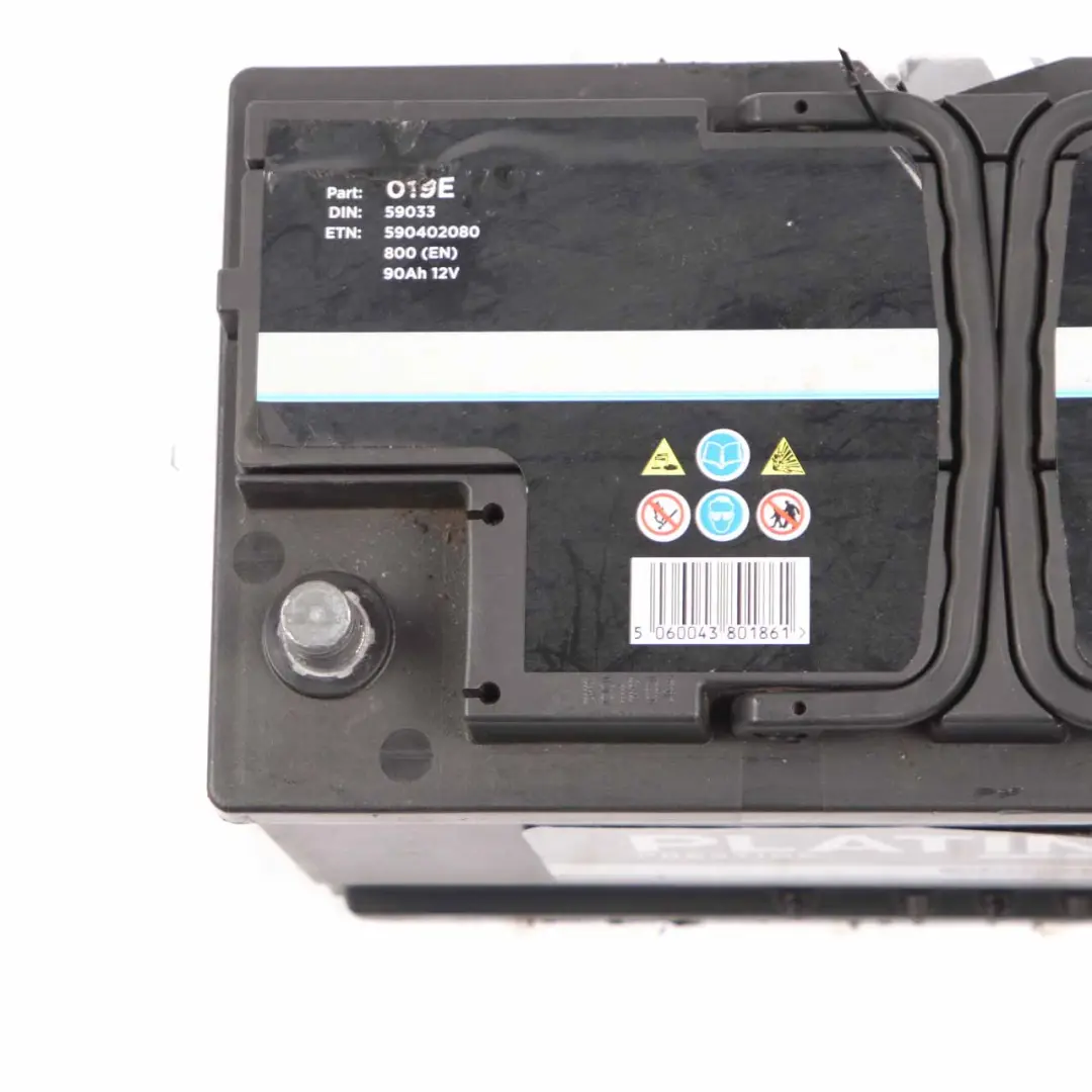  Platinum Prestige Accumulator Battery 90Ah 800A 12V 019E - SKU Platinum 90Ah Accumulator - Part number Platinum 90Ah Accumulator