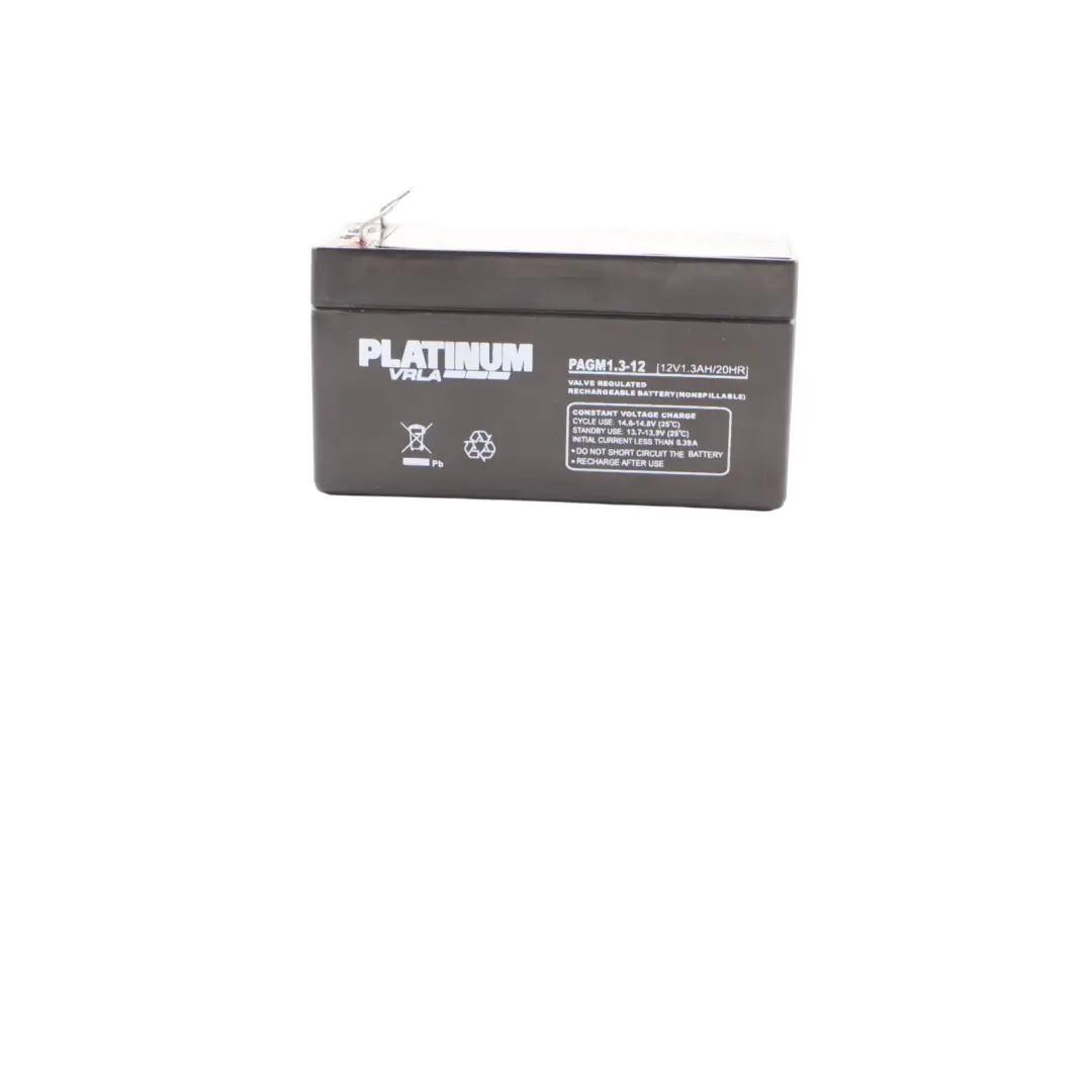 PLATINUM VRLA 12V Burglar Alarm Rechargeable Battery PAGM1.3-12 to Mercedes W176 with Part number PLATINUMVRLA12V Mercedes W176 PLATINUM VRLA 12V Burglar Alarm Rechargeable Battery PAGM1.3-12 - SKU PLATINUMVRLA12V - Part number PLATINUMVRLA12V