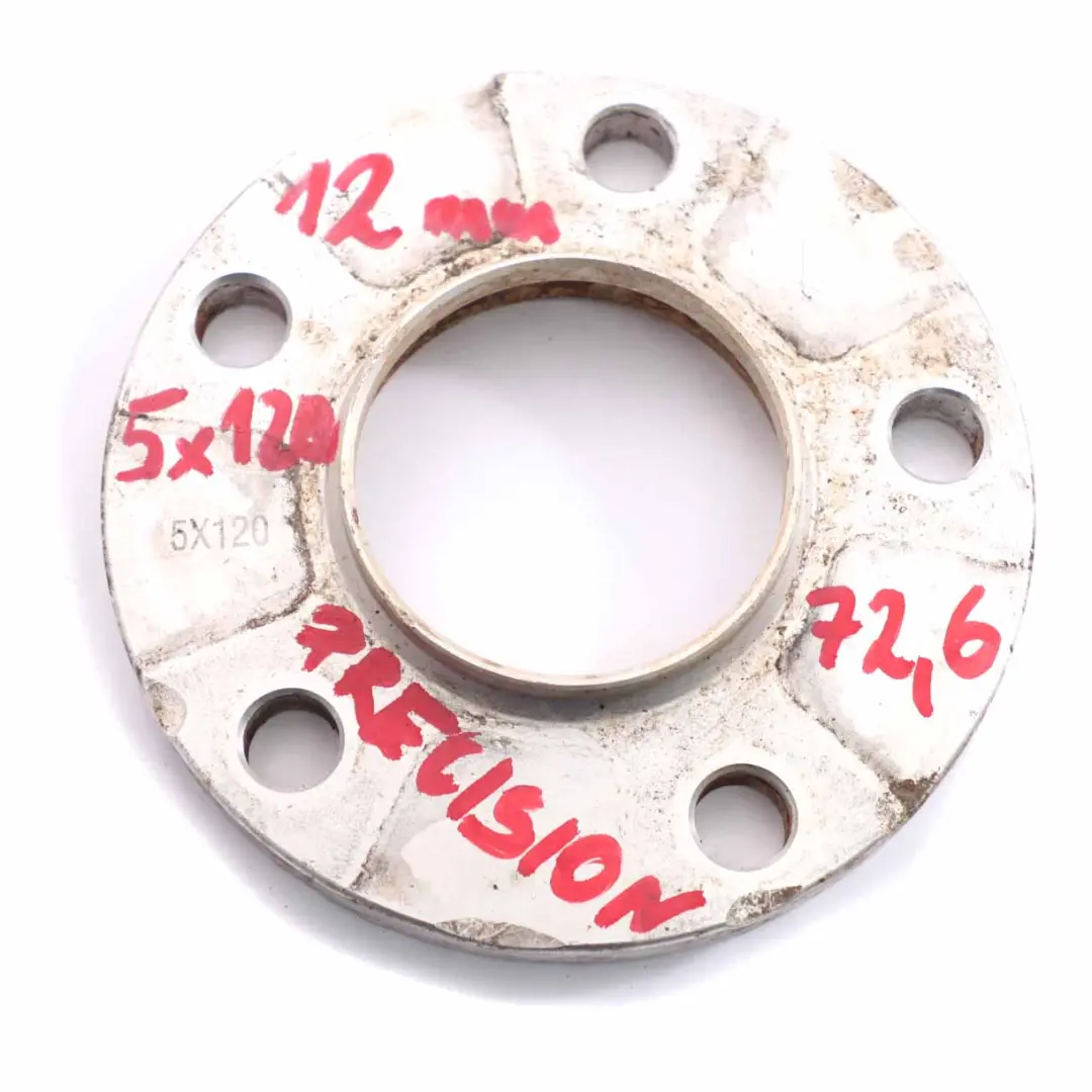 Precision elargissement Voies Rondelles Distance Kit 5x120 72.6mm 12mm pour BMW à propos du numéro de pièce BMW Spacer Set 5x120 BMW Precision elargissement Voies Rondelles Distance Kit 5x120 72.6mm 12mm - SKU Precision Spacer Set 5x120-1 - Numéro de pièce BMW Spacer Set 5x120