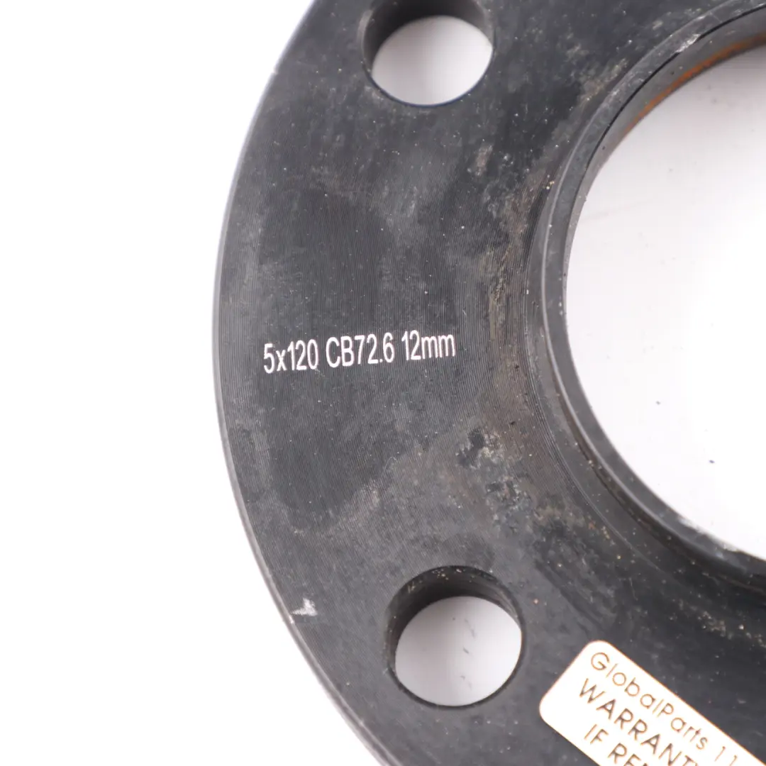  Alloy Wheel Spacers Hubcentric Shims Precision BMW 5x120 72.6mm 12mm - SKU Precision Spacer Set 5x120-2 - Part number BMW Spacer Set 5x120