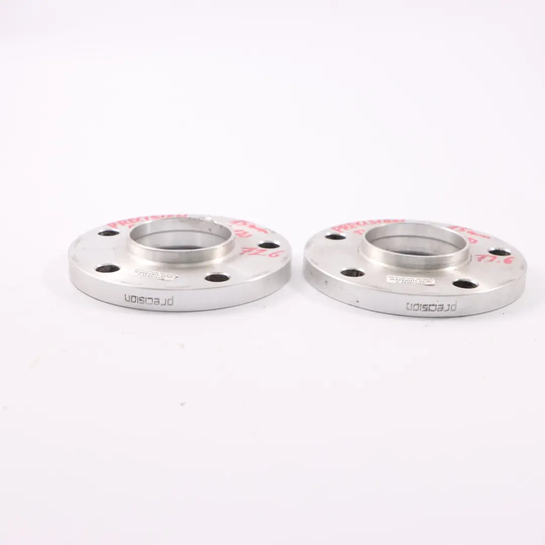  Alloy Wheel Spacers Hubcentric Shims Precision BMW 5x120 72.6mm 15mm - SKU Precision Spacer Set 5x120 - Part number BMW Spacer Set 5x120