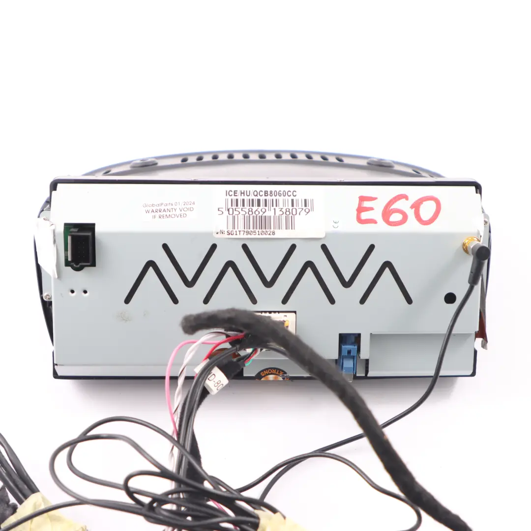 Xtrons Coche Multimedia Sistema de Navegación GPS Android BMW E60 E90 - SKU QB8060CC-1 - Número de pieza QB8060CC