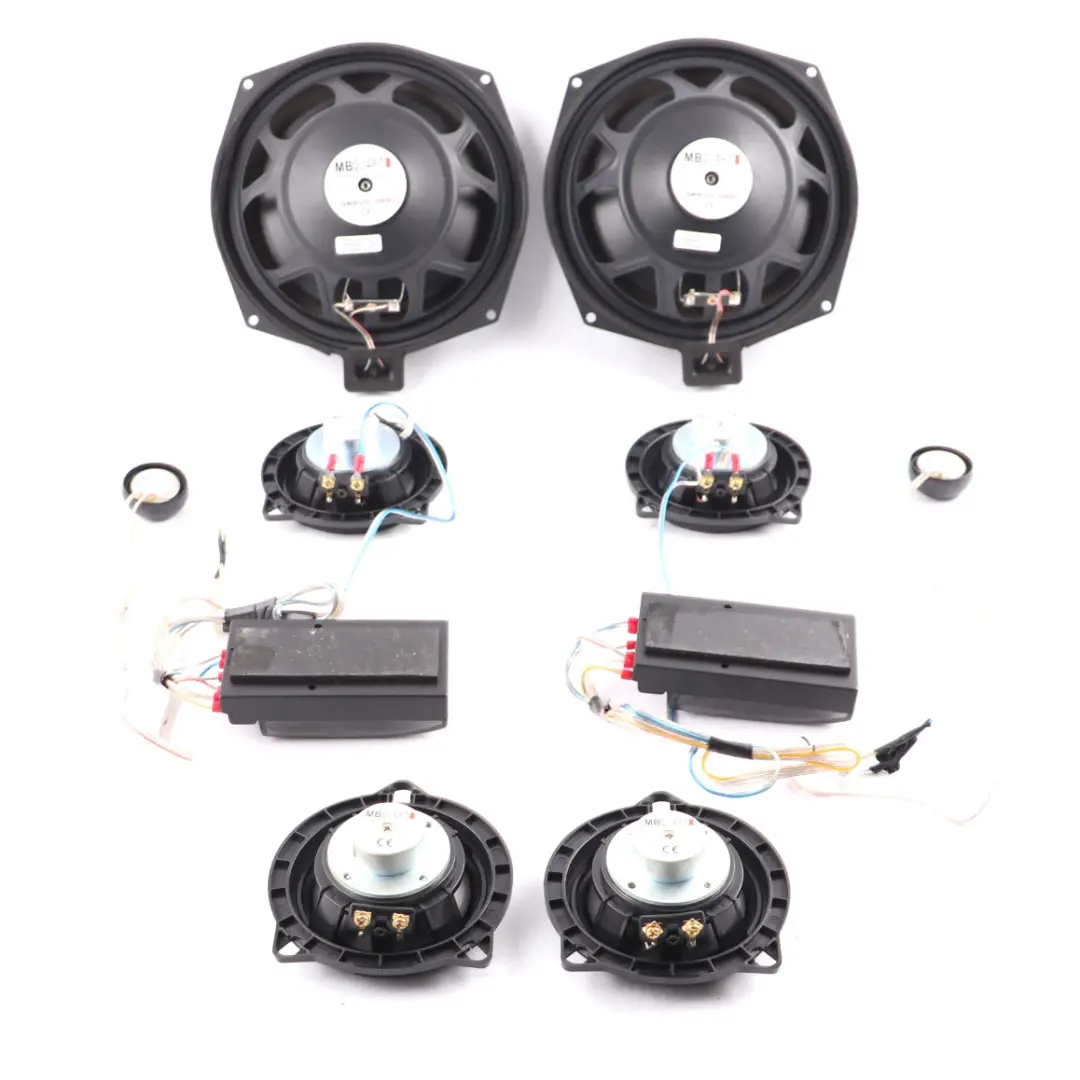 BMW E60 E87 E90 MB Quart Stereo Audio Speaker Woofer Audio Unit Set - SKU QMW200 - Part number QMW200
