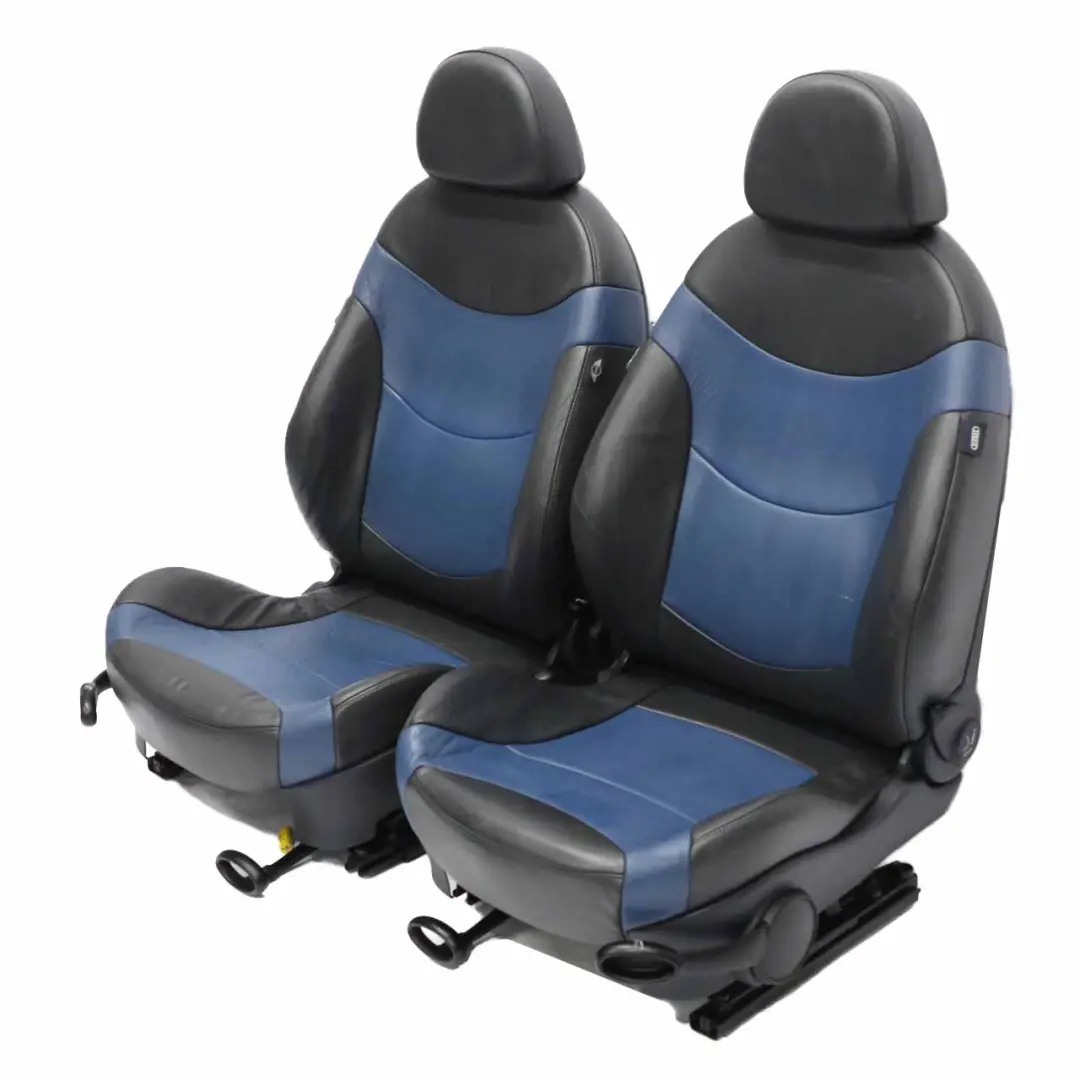 Asientos Cuero Mini R50 R53 Lapis Blue Asiento Delantero Trasero para con número de pieza 6968456 Asientos Cuero Mini R50 R53 Lapis Blue Asiento Delantero Trasero - SKU R50-Blue-Leather-Seats-Set-(T6LP) - Número de pieza 6968456