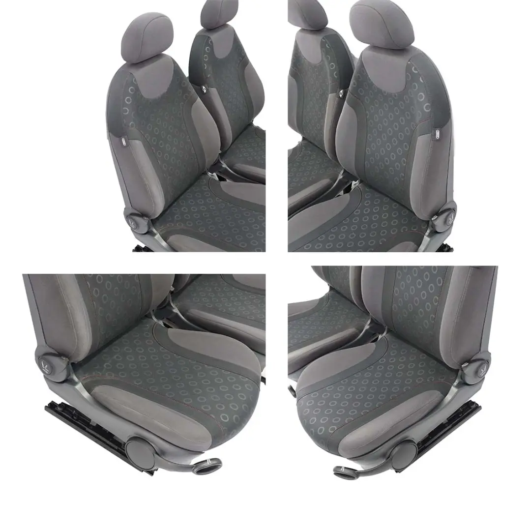 Stoff 7 Seven Limited Edition Panther Black Sitze für Mini Cooper One R53 mit Teilenummer R50 Mini Cooper One R53 Stoff 7 Seven Limited Edition Panther Black Sitze - SKU R50 Cloth Seats - Teilenummer R50