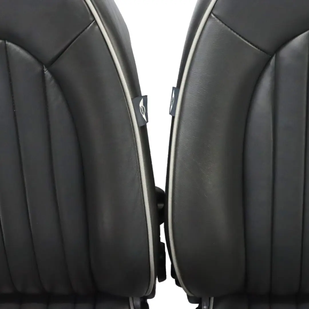  Leather Seats Mini R50 English Park Lane Panther Black Front Rear Seat - SKU R50 English Leather Seats (LNPN)-1 - Part number 6971124