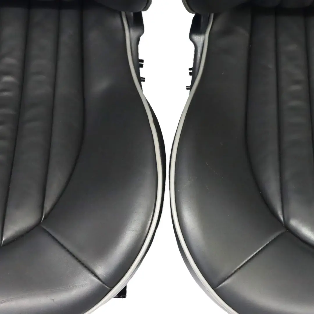  Leather Seats Mini R50 English Park Lane Panther Black Front Rear Seat - SKU R50 English Leather Seats (LNPN)-1 - Part number 6971124