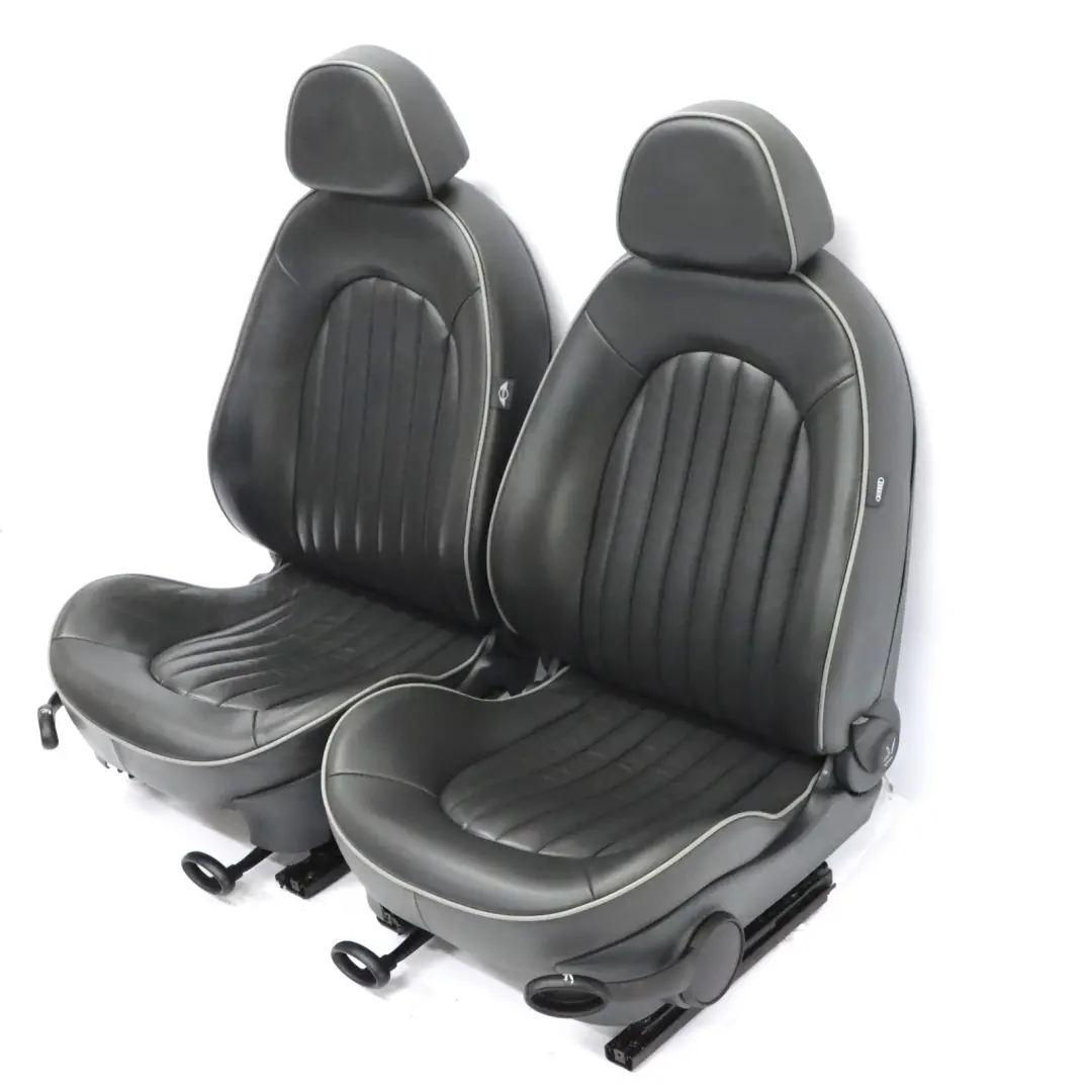  Leather Seats Mini R50 English Park Lane Panther Black Front Rear Seat - SKU R50 English Leather Seats (LNPN)-1 - Part number 6971124