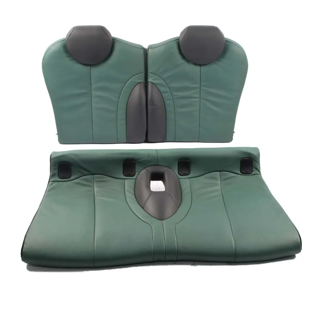 Seats Mini Cooper R53 Heated Green Leather Gravity Emerald Front Rear Seat to with Part number R50 Seats Mini Cooper R53 Heated Green Leather Gravity Emerald Front Rear Seat - SKU R50 Green Leather Seats Set (T2EM) - Part number R50