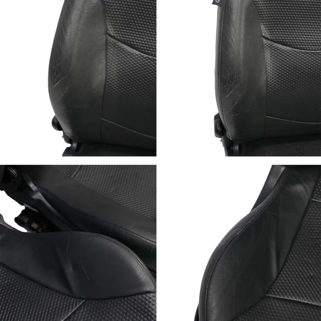 Leder Profil Panther Black Schwarz Innensitze Sitze Sitz für Mini Cooper One R53 mit Teilenummer R50 Mini Cooper One R53 Leder Profil Panther Black Schwarz Innensitze Sitze Sitz - SKU R50 Leather Seats - Teilenummer R50