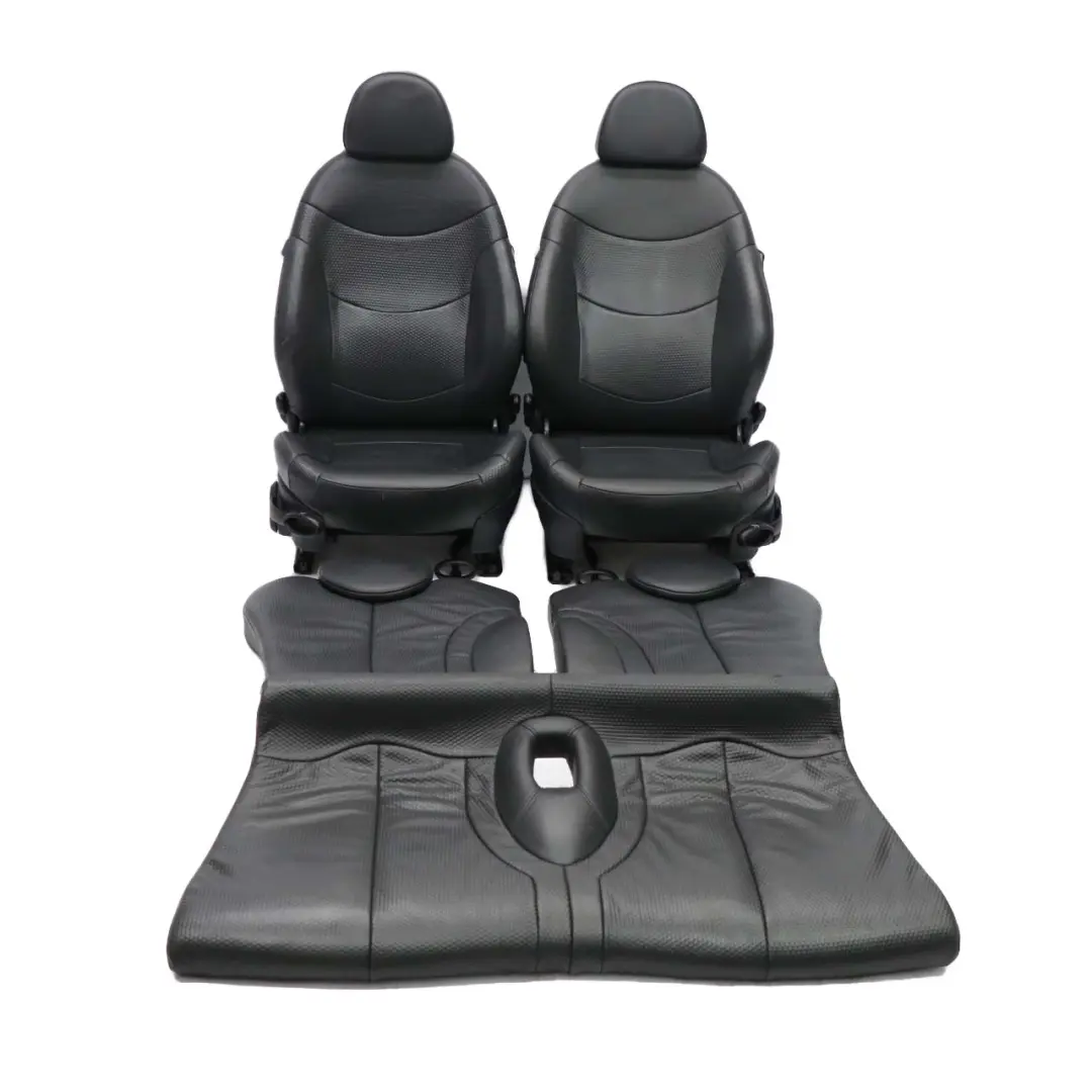 Leder Profil Panther Black Schwarz Innensitze Sitze Sitz für Mini Cooper One R53 mit Teilenummer R50 Mini Cooper One R53 Leder Profil Panther Black Schwarz Innensitze Sitze Sitz - SKU R50 Leather Seats - Teilenummer R50