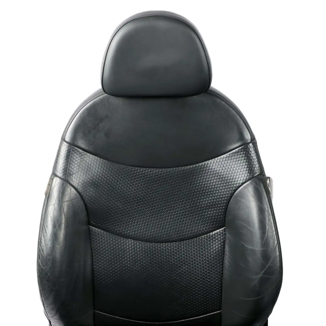 Mini Cooper One R50 R53 Heated Panther Black Leather Profile Interior Seats Seat - SKU 7155092   - Part number 7155092