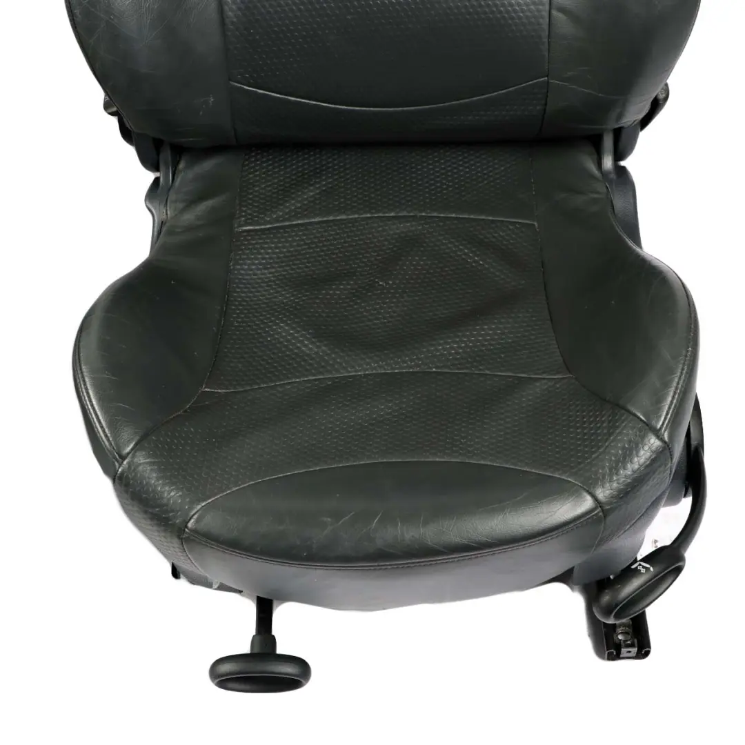 Heated Panther Black Leather Profile Interior Seats Seat to Mini Cooper One R50 R53 with Part number 7155092 Mini Cooper One R50 R53 Heated Panther Black Leather Profile Interior Seats Seat - SKU 7155092 - Part number 7155092