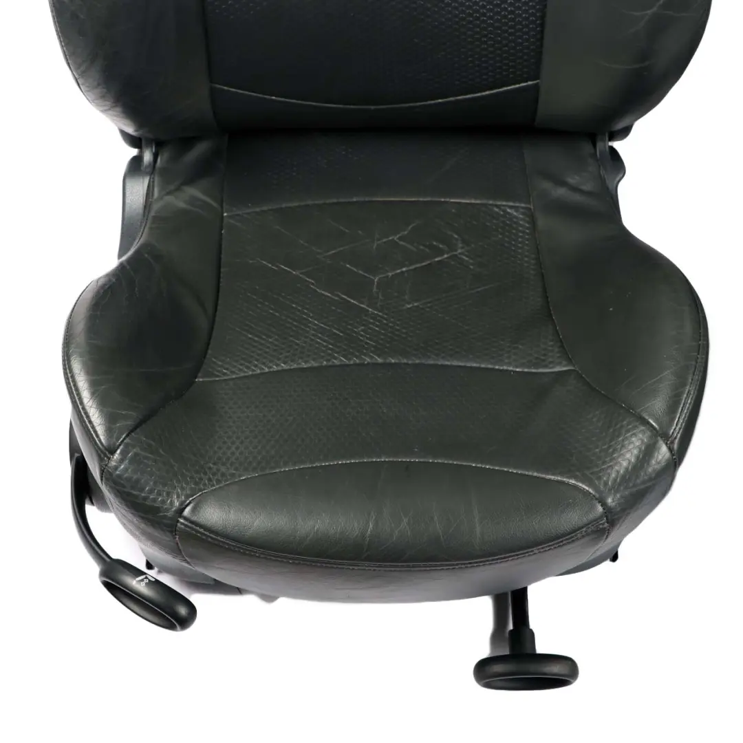 Heated Panther Black Leather Profile Interior Seats Seat to Mini Cooper One R50 R53 with Part number 7155092 Mini Cooper One R50 R53 Heated Panther Black Leather Profile Interior Seats Seat - SKU 7155092 - Part number 7155092