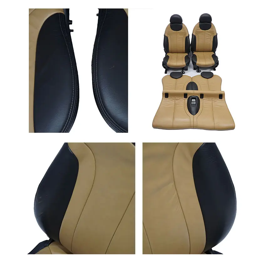  Ledersitze Mini Cooper R53 Soft / Cordoba Beige Interieur Vorderer Rücksitz - SKU R50 Leather Soft / Cordoba Beige (T3CB) - Teilenummer R50
