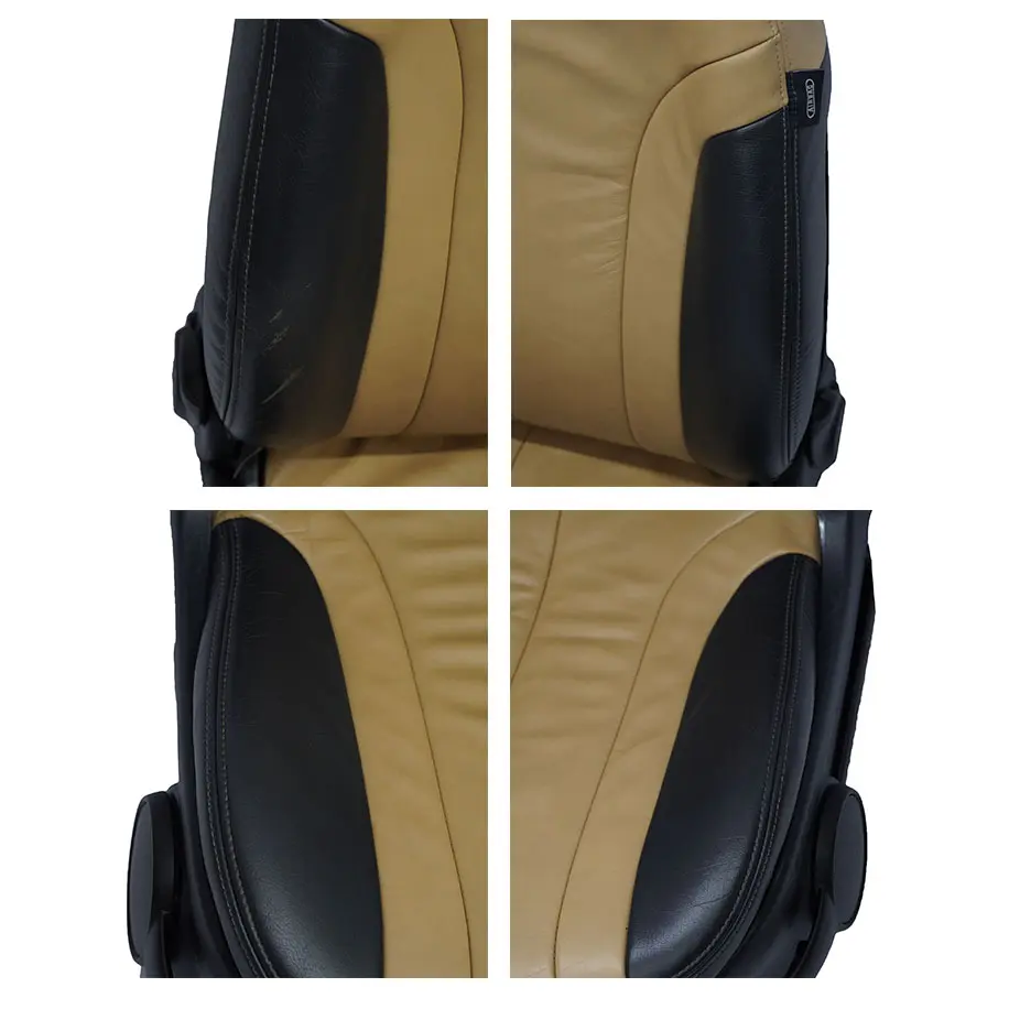 Ledersitze Mini Cooper R53 Soft / Cordoba Beige Interieur Vorderer Rücksitz für mit Teilenummer R50 Ledersitze Mini Cooper R53 Soft / Cordoba Beige Interieur Vorderer Rücksitz - SKU R50 Leather Soft / Cordoba Beige (T3CB) - Teilenummer R50
