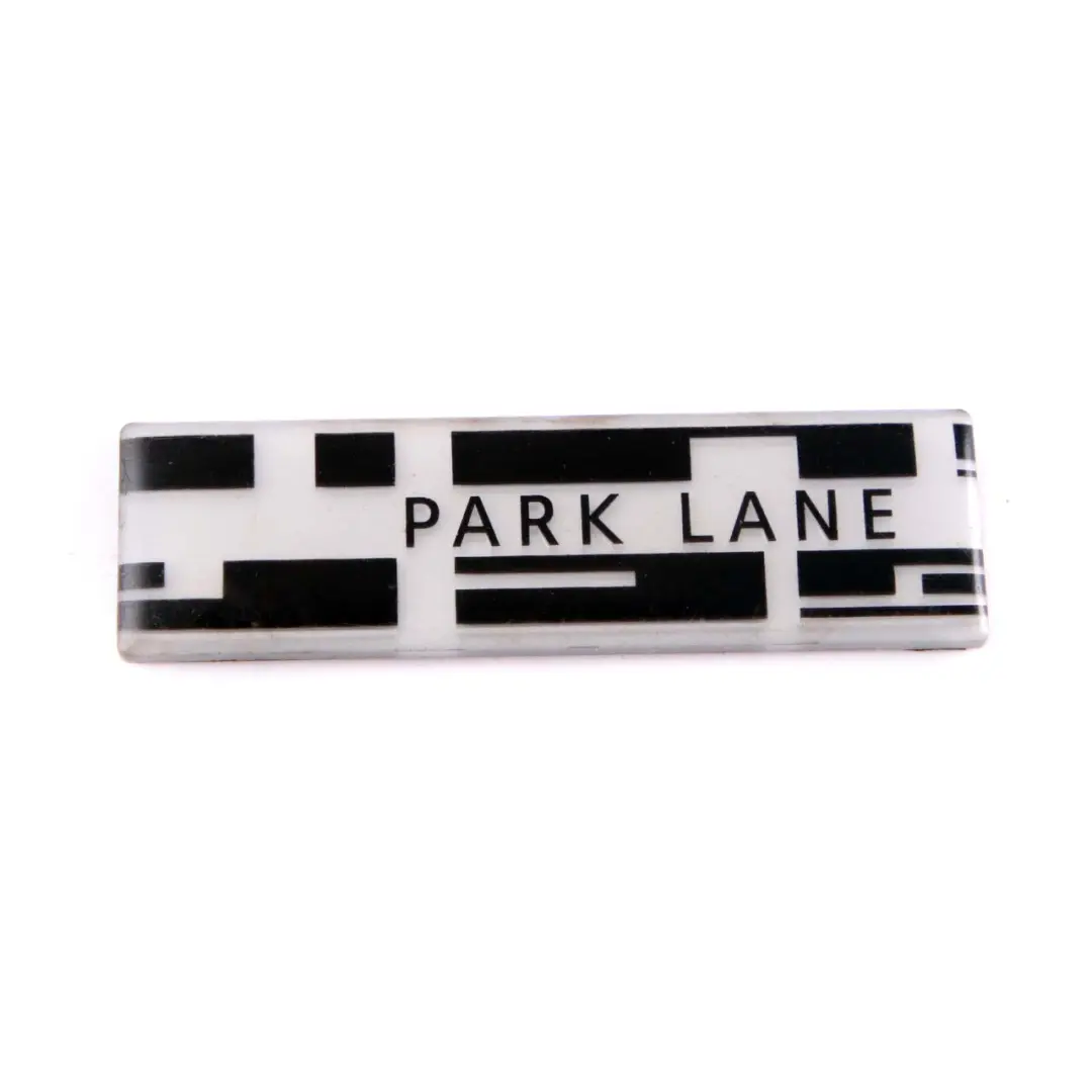 Mini Aufkleber Heckscheibe Aufkleber Platten Set - SKU R50-PARK-LANE - Teilenummer R50 Park Lane