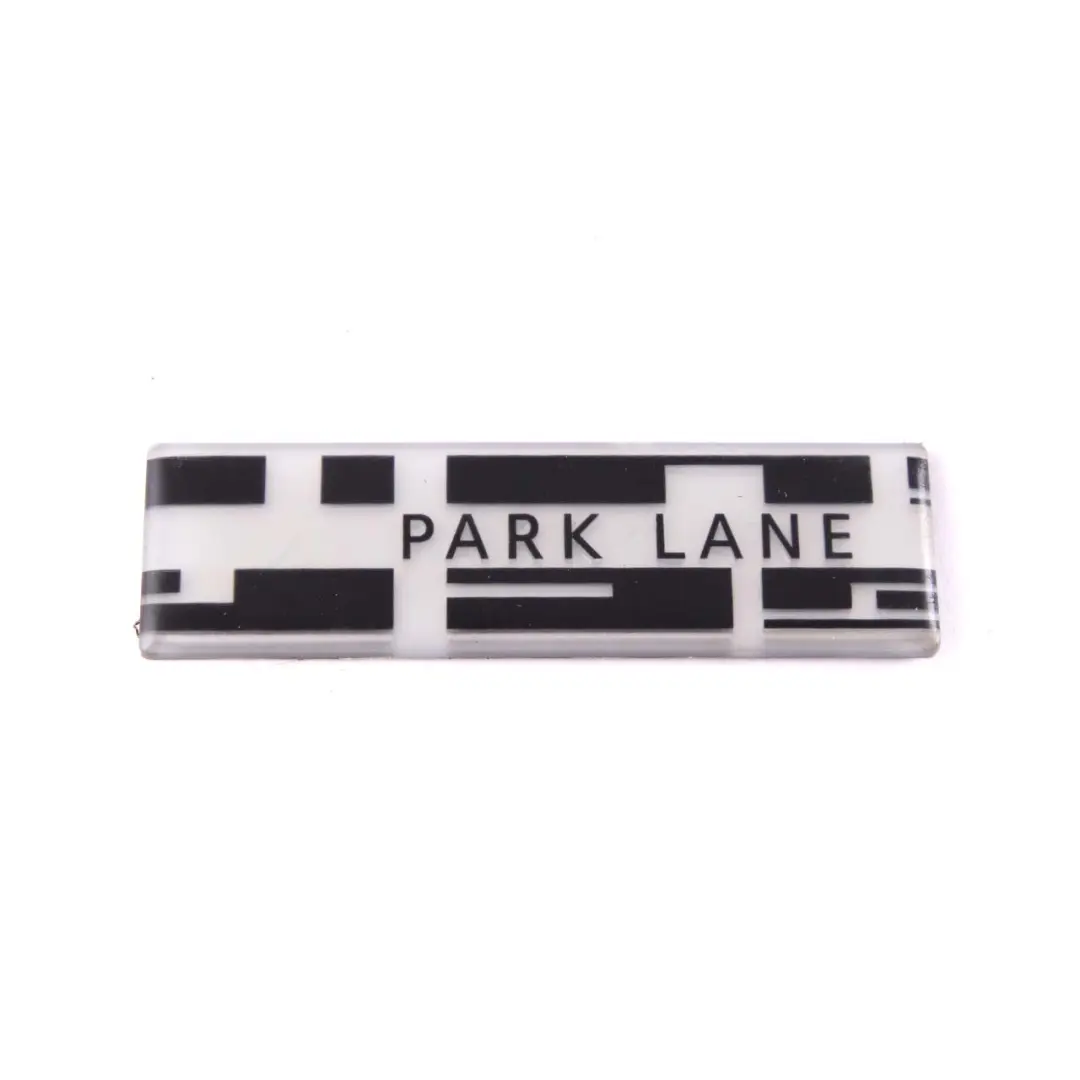 Mini Aufkleber Heckscheibe Aufkleber Platten Set - SKU R50-PARK-LANE - Teilenummer R50 Park Lane