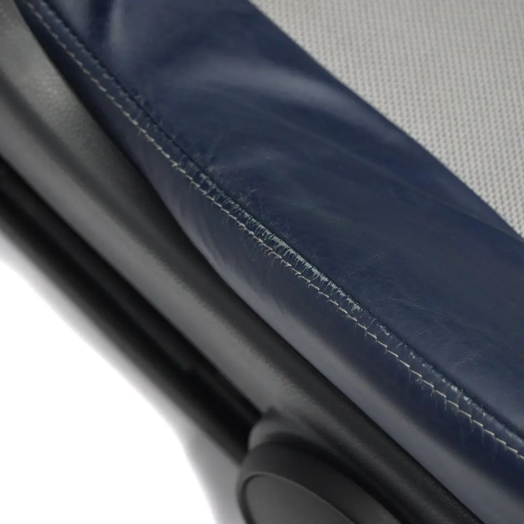 Mini R50 R53 Sièges chauffants Sport Checkmate Blue Siège avant arrière - SKU R50 Sport Cloth Leather Checkmate P7ANA - Numéro de pièce R50 Sport Cloth Leather Checkmate P7ANA