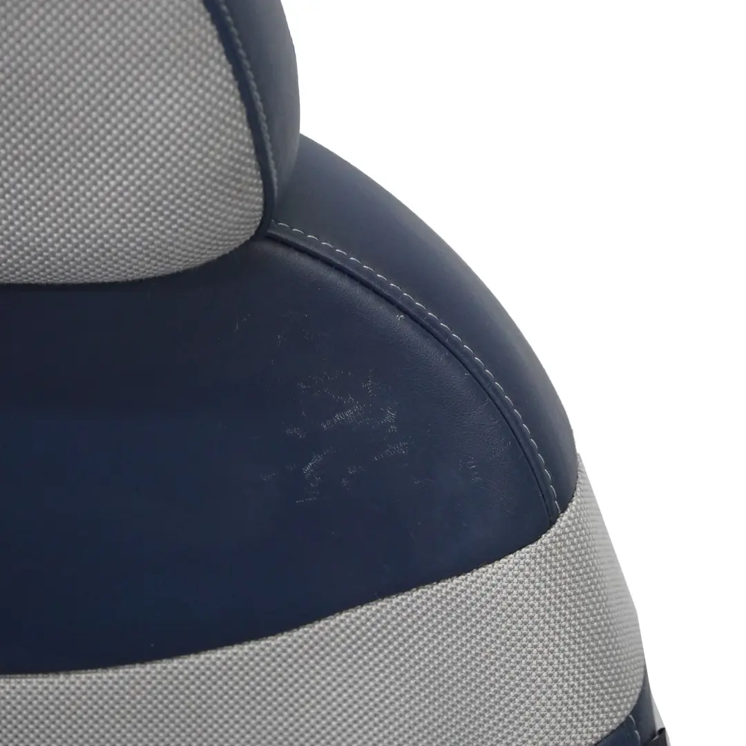 Mini R50 R53 Sièges chauffants Sport Checkmate Blue Siège avant arrière - SKU R50 Sport Cloth Leather Checkmate P7ANA - Numéro de pièce R50 Sport Cloth Leather Checkmate P7ANA
