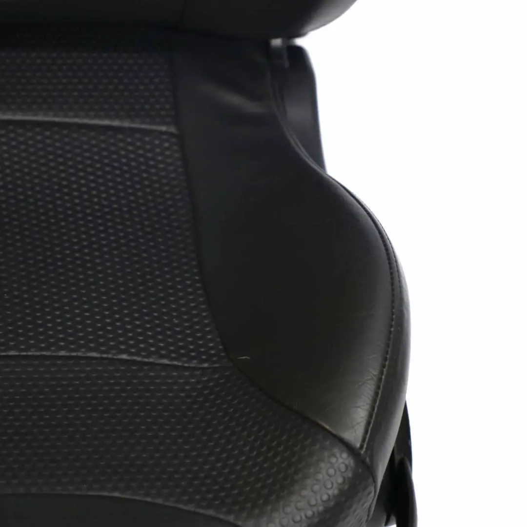  Sedili Mini R50 R53 Pelle Nera Panther Profilo Anteriore Posteriore - SKU R50 Sport Leather Profile Black T5PN-1 - Numero di parte R50 Sport Leather Profile Black T5PN