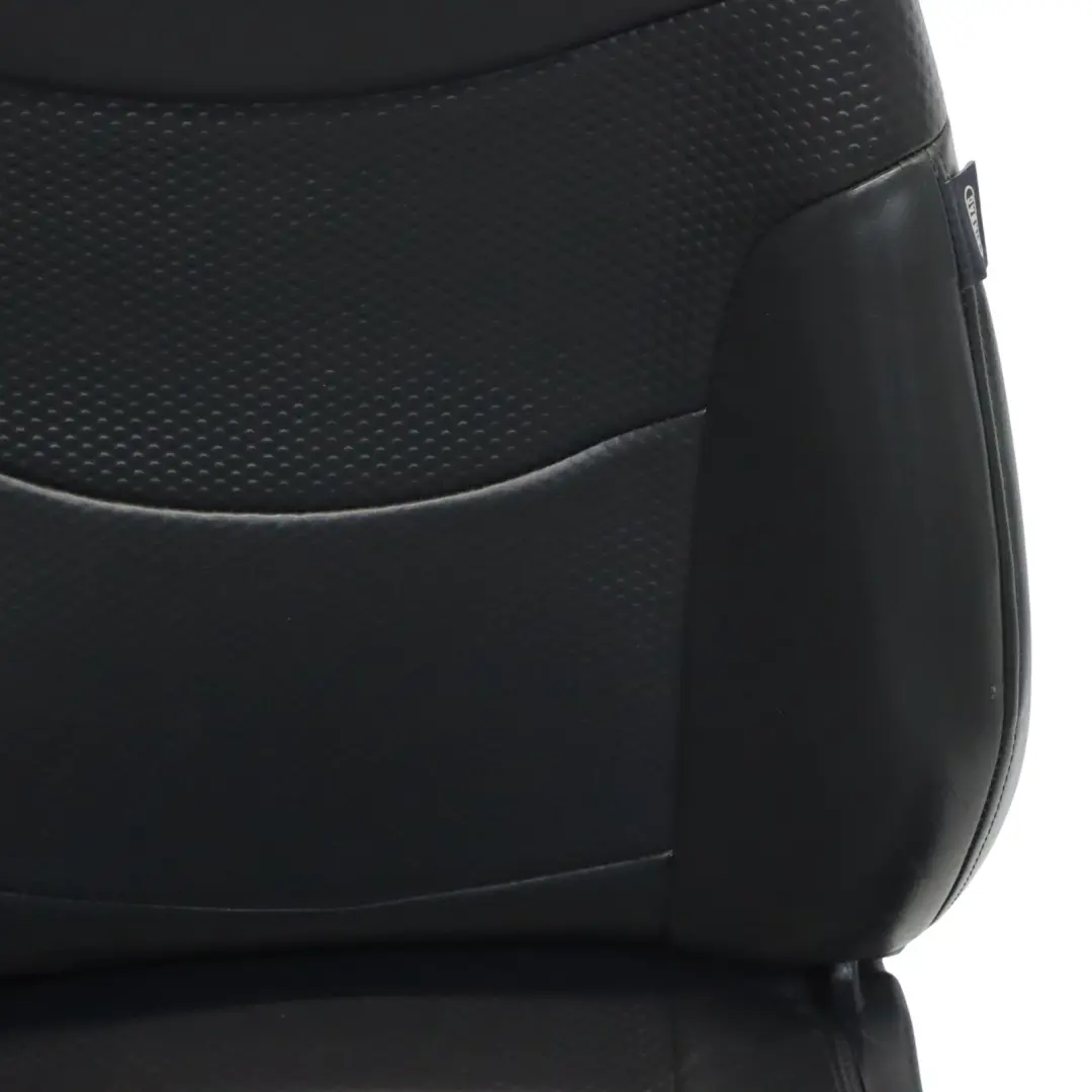  Seats Mini Cooper R53 Panther Black Leather Profile Front Rear Seat - SKU R50-Sport-Leather-Profile-Black-T5PN - Part number R50