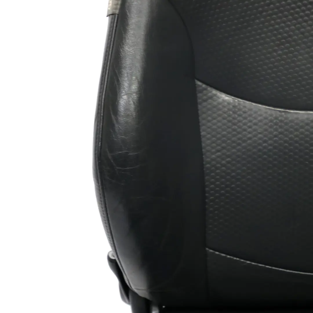  Seats Mini Cooper R53 Panther Black Leather Profile Front Rear Seat - SKU R50 Sport Leather Profile T5PN-1 - Part number R50