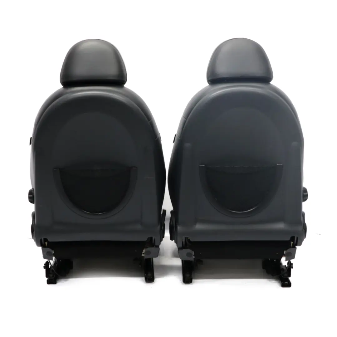  Seats Mini Cooper R53 Panther Black Leather Profile Front Rear Seat - SKU R50-SPORT-LEATHER-PROFILE-T5PN-SET-1 - Part number R50