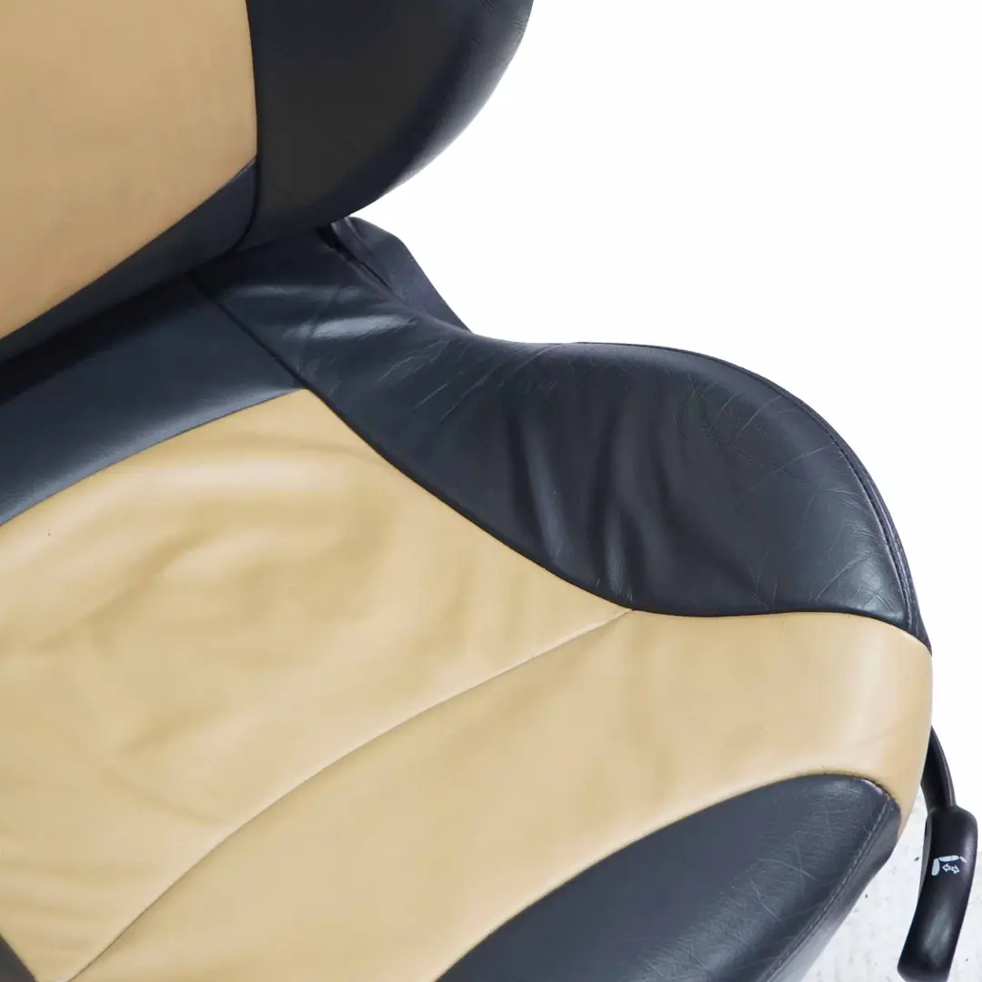 Mini Cooper R53 Sport Leather Soft / Cordoba Beige Interior Seats - SKU R50 Sport Leather Soft / Cordoba Beige (T3CB) - Part number R50