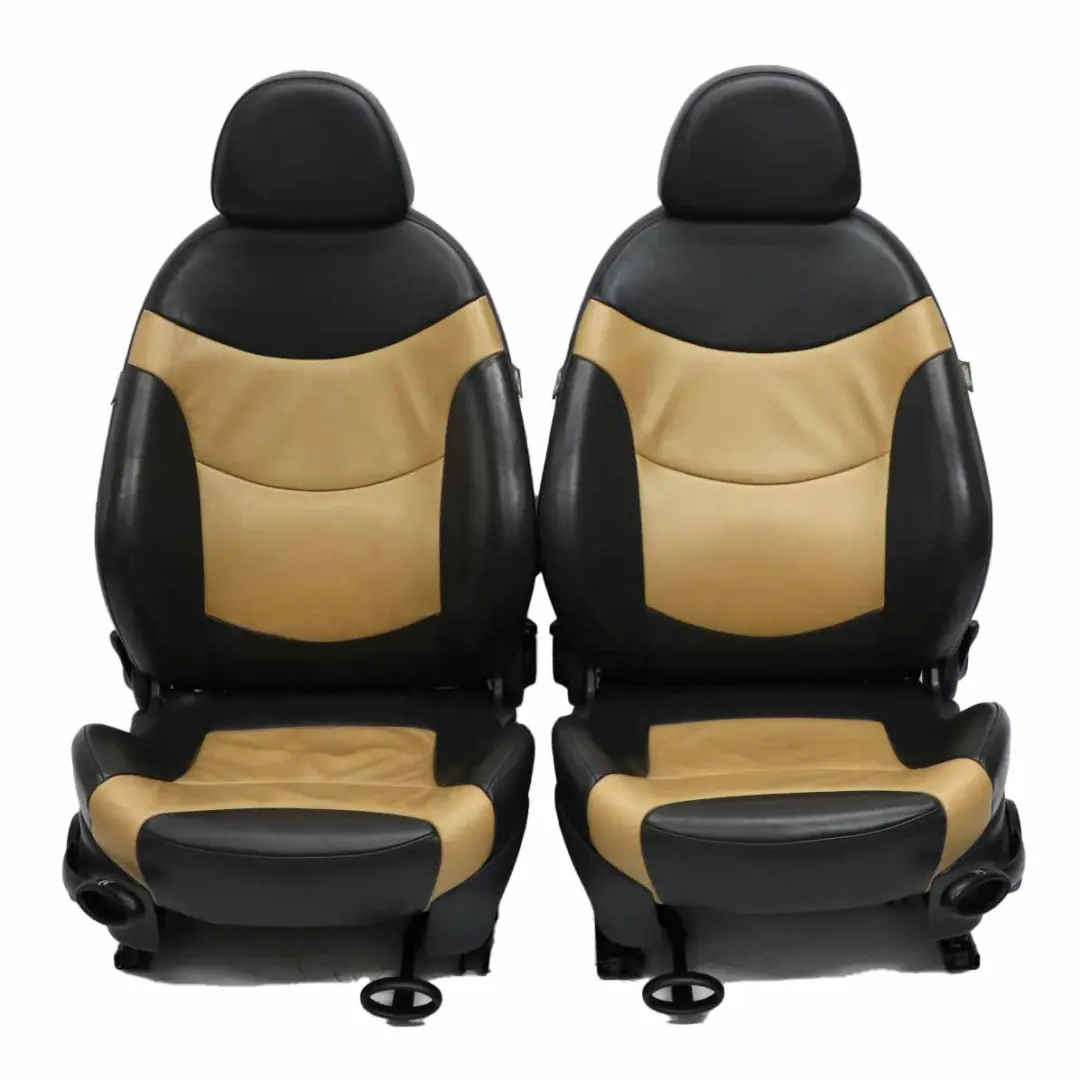  Leather Seats Mini Cooper R52 Heated Soft Cordoba Beige Interior Front Rear Seat - SKU R52 Leather Cordoba Beige (T3CB) - Part number R52 Leather Cordoba Beige (T3CB)