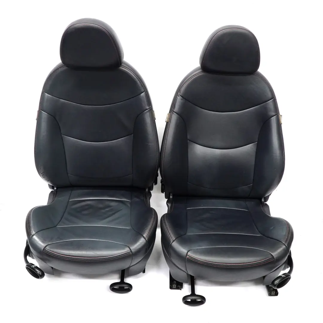  Ledersitze Mini R52 Cabrio Sport Gravity Vorne Hinten Sitz Orange Naht - SKU R52-LEATHER-SPORT-SEATS-ORANGE-SEAM-T6DC-1 - Teilenummer R52 Leather Seats (T6DC)