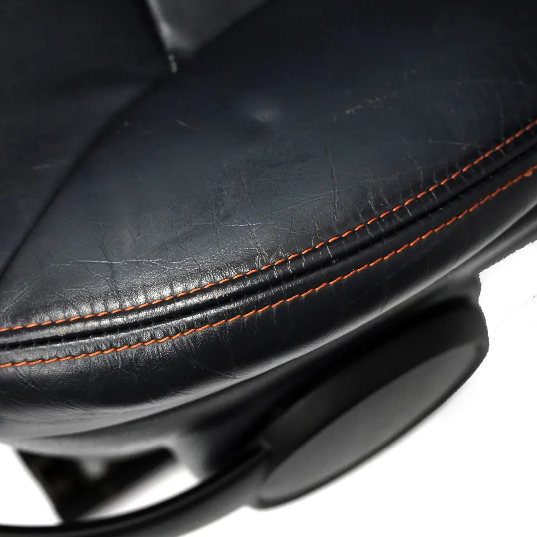  Leather Seats Mini R52 Cabrio Sport Gravity Front Rear Seat Orange Seam - SKU R52-LEATHER-SPORT-SEATS-ORANGE-SEAM-T6DC-1 - Part number R52 Leather Seats (T6DC)