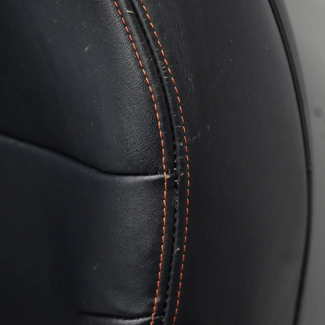  Leather Seats Mini R52 Cabrio Sport Gravity Front Rear Seat Orange Seam - SKU R52-LEATHER-SPORT-SEATS-ORANGE-SEAM-T6DC-1 - Part number R52 Leather Seats (T6DC)