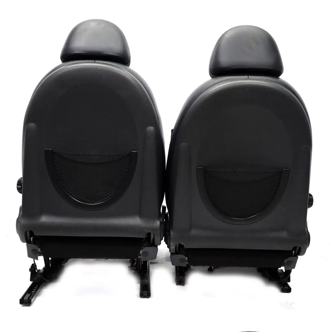  Leather Seats Mini R52 Cabrio Sport Gravity Front Rear Seat Orange Seam - SKU R52-LEATHER-SPORT-SEATS-ORANGE-SEAM-T6DC-1 - Part number R52 Leather Seats (T6DC)