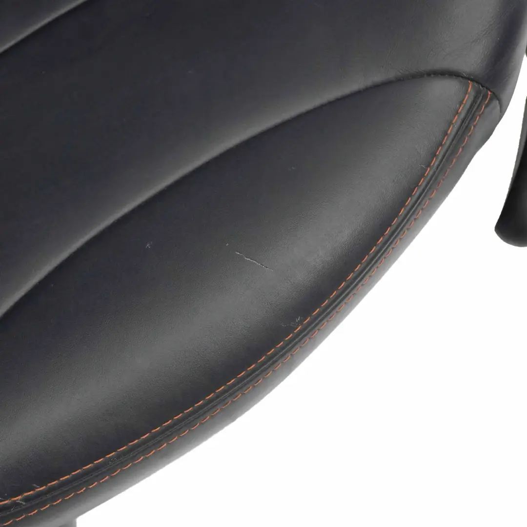  Leather Seats Mini R52 Cabrio Heated Sport Gravity Front Seat Orange Seam - SKU R52 Leather Sport Seats Orange Seam (T6DC) - Part number R52 Leather Seats (T6DC)