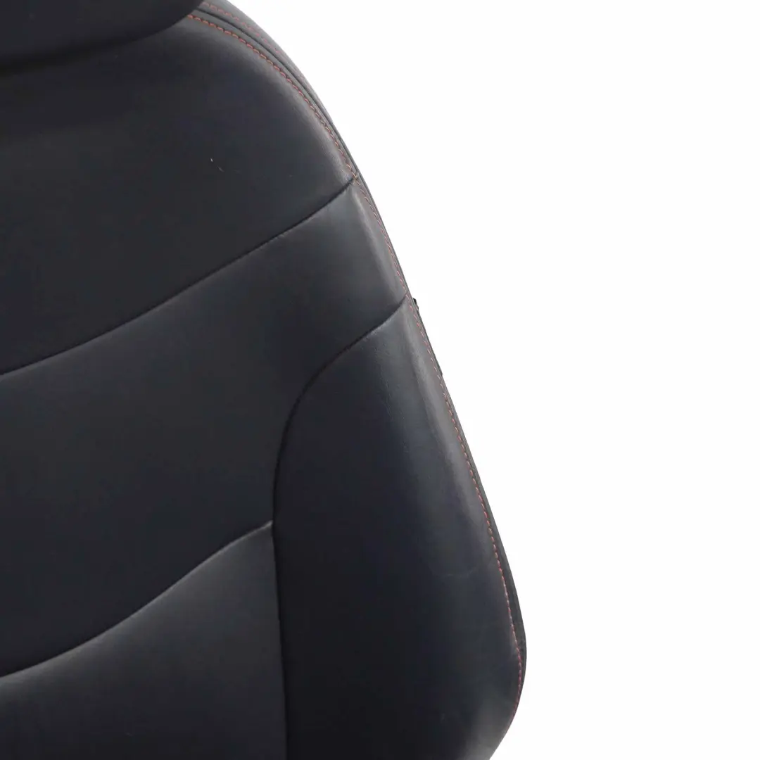 Leather Seats Mini R52 Cabrio Heated Sport Gravity Front Seat Orange Seam - SKU R52 Leather Sport Seats Orange Seam (T6DC) - Part number R52 Leather Seats (T6DC)