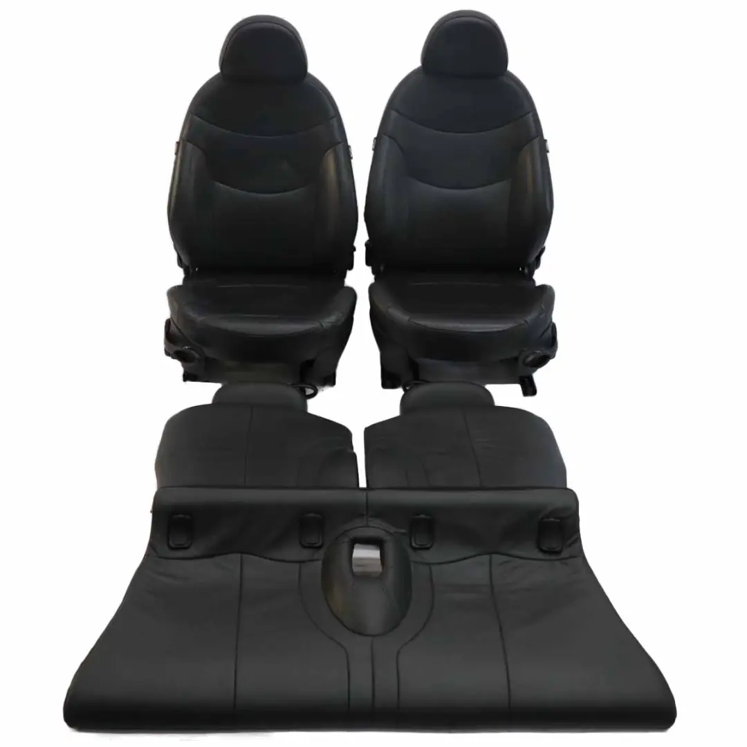  Asientos Mini R52 Calefactables Sport Cuero Negro Gravity Delantero Trasero - SKU R52 Sport Leather Gravity Seats T6PN-1 - Número de pieza 7155100