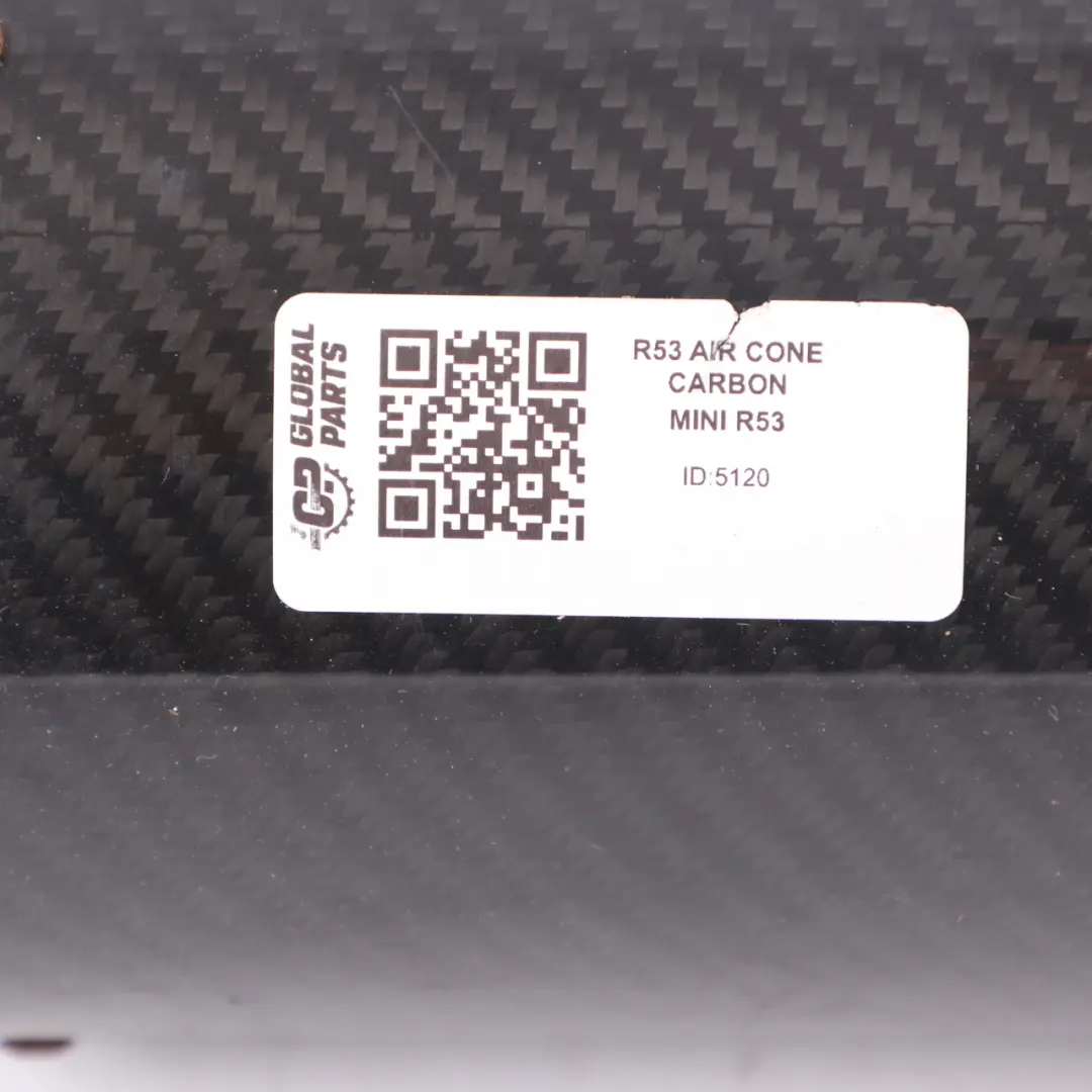 Air Box Mini Cooper R53 Air Filter Cone Carbon Fibre Look Housing - SKU R53 AIR CONE CARBON - Part number R53 AIR CONE CARBON