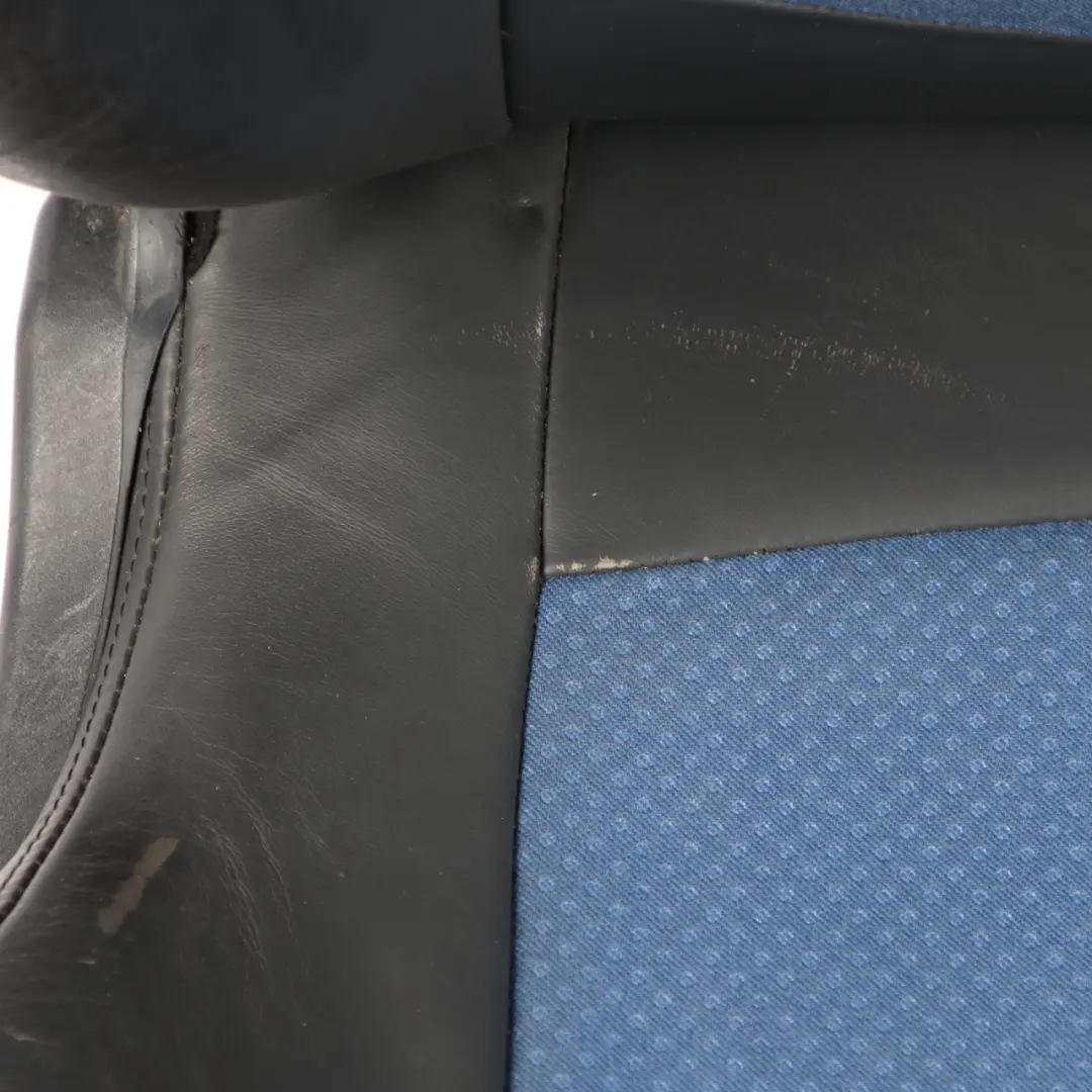 Cloth Leather Lapis Blue Seats Set Interior Front Rear Seat to Mini Cooper R50 with Part number R53 Mini Cooper R50 Cloth Leather Lapis Blue Seats Set Interior Front Rear Seat - SKU R53 Blue Leather Seats Set - Part number R53