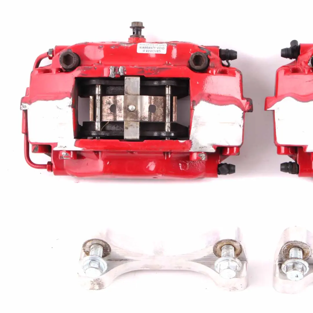 Front Wheel Brembo Brake Brakes Caliper 4-Pot Conversion Adapters Set to Mini R53 with Part number R53 Brembo Set Mini R53 Front Wheel Brembo Brake Brakes Caliper 4-Pot Conversion Adapters Set - SKU R53 Brembo Set - Part number R53 Brembo Set