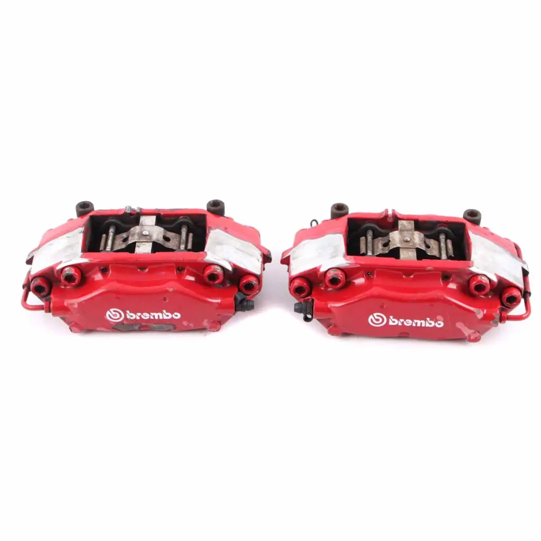 Front Wheel Brembo Brake Brakes Caliper 4-Pot Conversion Adapters Set to Mini R53 with Part number R53 Brembo Set Mini R53 Front Wheel Brembo Brake Brakes Caliper 4-Pot Conversion Adapters Set - SKU R53 Brembo Set - Part number R53 Brembo Set
