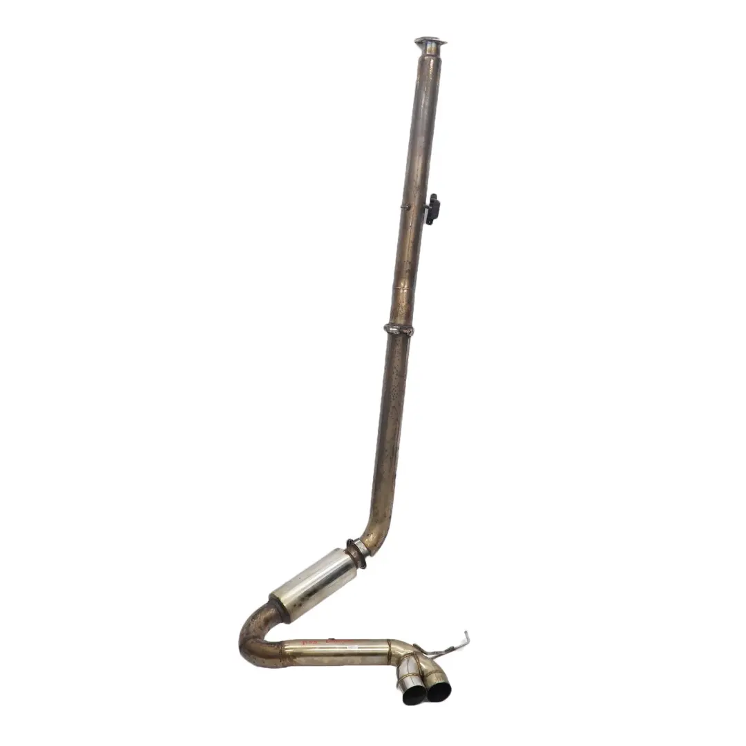 Exhaust System Mini R53 Cooper S Muffler Pipe Chrome Catless to Rear with Part number R53 Cooper S Exhaust Rear Exhaust System Mini R53 Cooper S Muffler Pipe Chrome Catless - SKU R53 Cooper S Exhaust-1 - Part number R53 Cooper S Exhaust