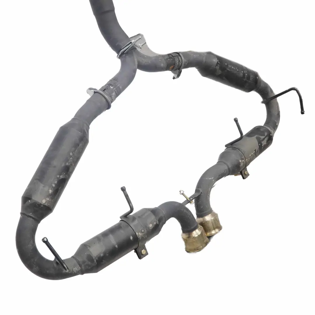 Rear Exhaust System Mini R53 Cooper S Muffler Double Pipe Chrome Catless - SKU R53 Cooper S Exhaust - Part number R53 Cooper S Exhaust