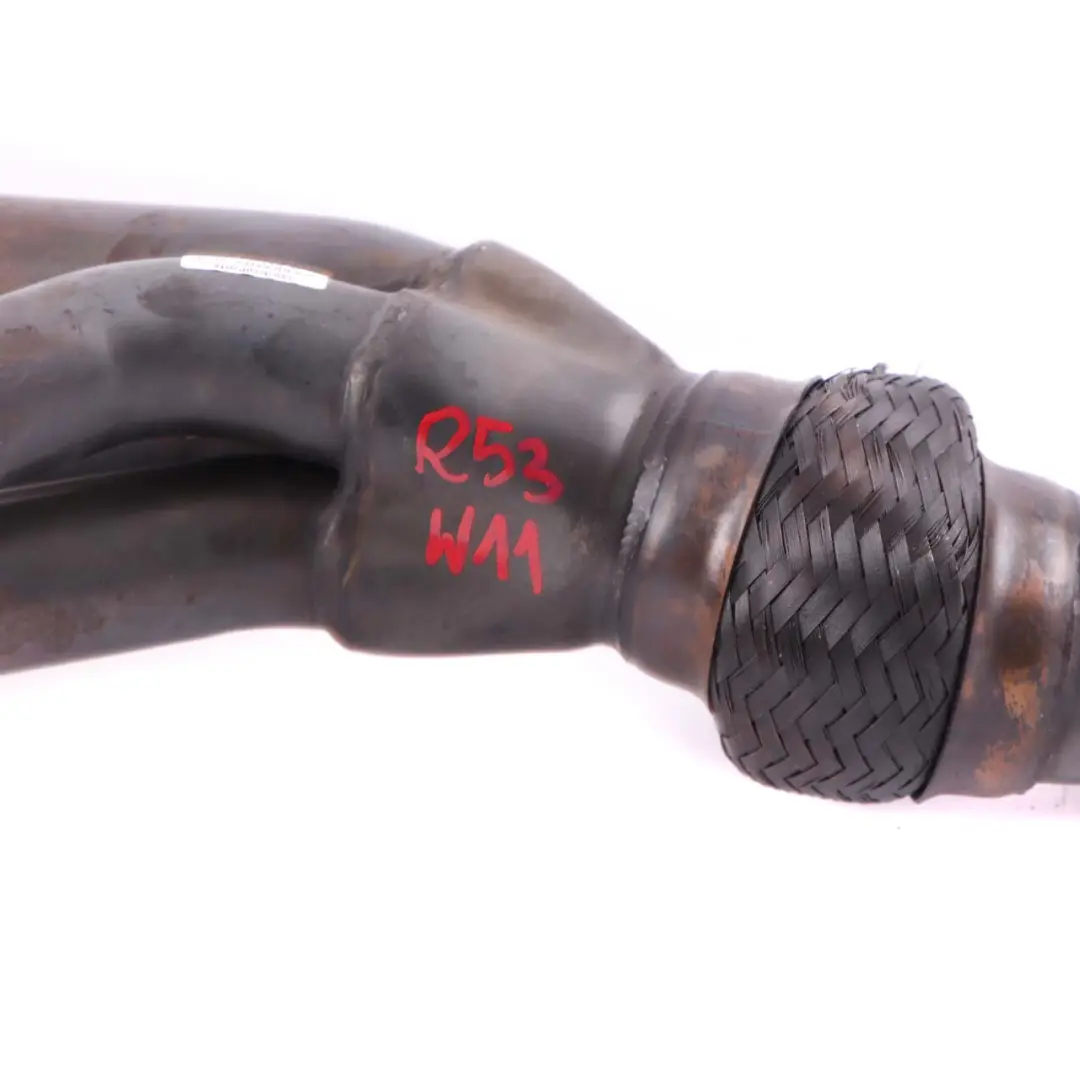 Decat Downpipe Petrol Exhaust Manifold Pipe to Mini R52 R53 W11 Cooper S with Part number R53 Decat Mini R52 R53 W11 Cooper S Decat Downpipe Petrol Exhaust Manifold Pipe - SKU R53 Decat - Part number R53 Decat