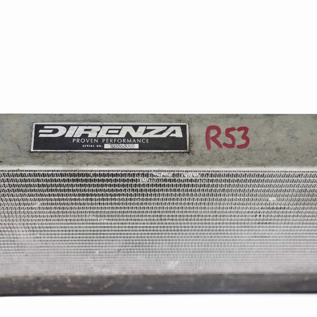 Cooling Radiator Mini Cooper S R52 Uprated Water Cooler to Engine with Part number R53 Direnza Engine Cooling Radiator Mini Cooper S R52 Uprated Water Cooler - SKU R53 Direnza - Part number R53 Direnza